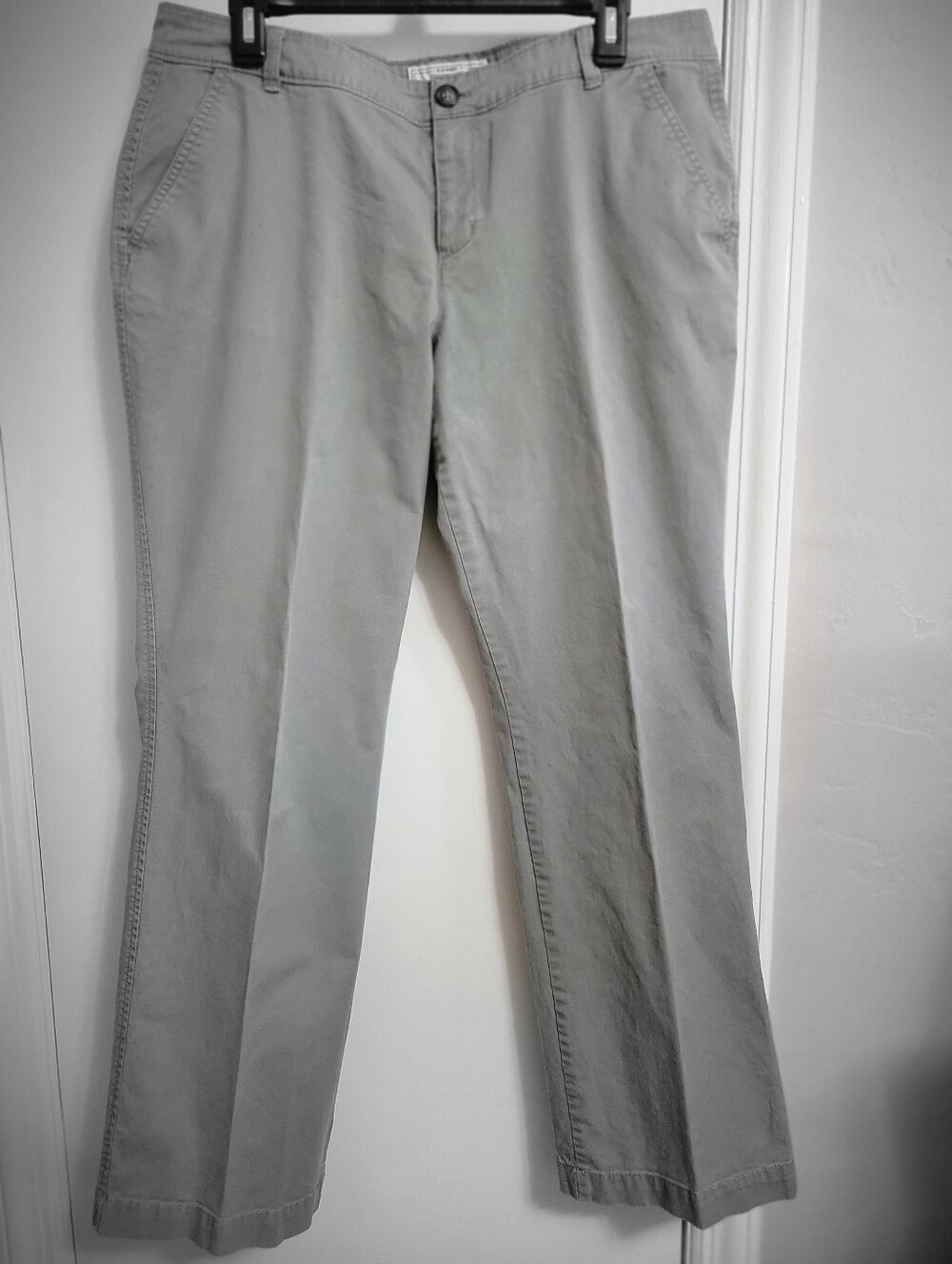 Old Navy "FLIRT" gray khakis
